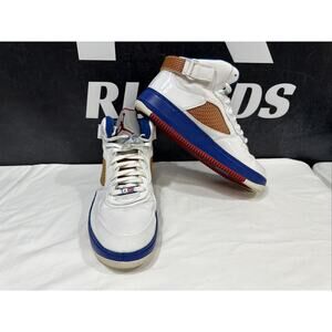 Jordan 5 Fusion Varsity Red Blue Ribbon 318608 162 Mens Size 12 Varsity